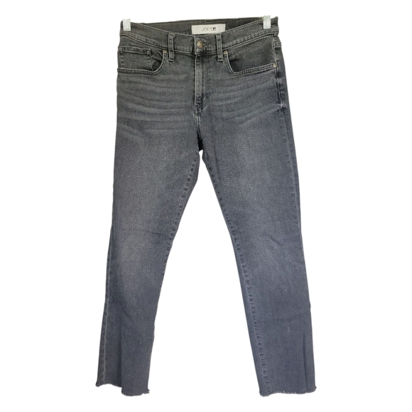 Joe’s 30 The Brixton Straight & Narrow High Rise Jeans Raw Hem Urban Streetwear - Picture 1 of 11